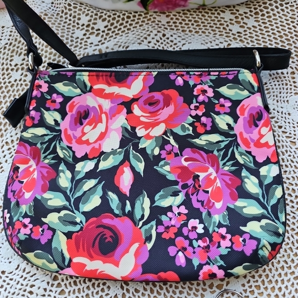 Lily Bloom Romantic Rose Blossom Crossbody And Matching Wallet Floral - Picture 3 of 14